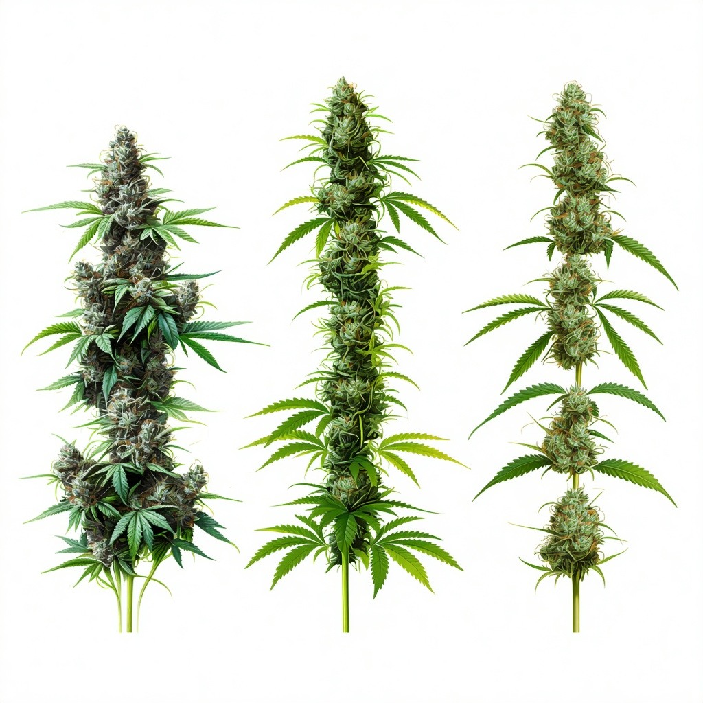 3 cannabis plant strains